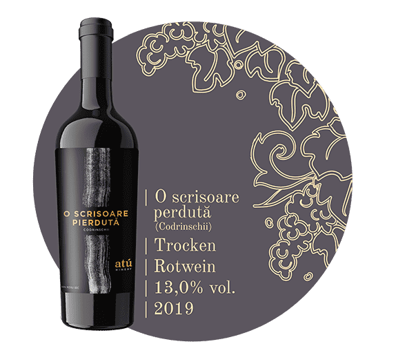 MOLDAWINE | ATU Winery, O Scrisoare pierdută (Codrinschii) ; Jetzt moldawische Weine kaufen - Entdecken Sie den Geschmack und das Lebensgefühl Moldawiens. Genießen Sie authentisch produzierte moldawische Weine aus autochthonen Rebsorten. Einfach bequem online bestellen und wir bringen die besten moldawischen Weine zu Ihnen nach Hause. Wein aus Moldawien kaufen; moldawischer Wein; guter rotwein; rotwein einkaufen; roséwein; orange wine; wein geschenk; wein laden