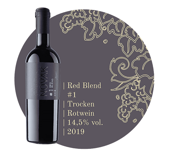 Red Blend #1 2019 Rotwein Cuvée von NOVAK Winery MOLDAWINE moldawischen Wein kaufen